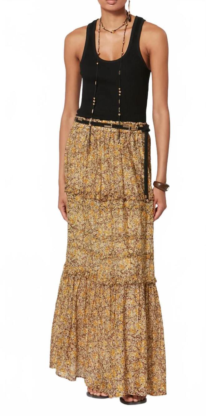 NEW ISABEL MARANT volomia skirt in khaki